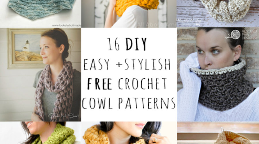 16 free crochet cowl